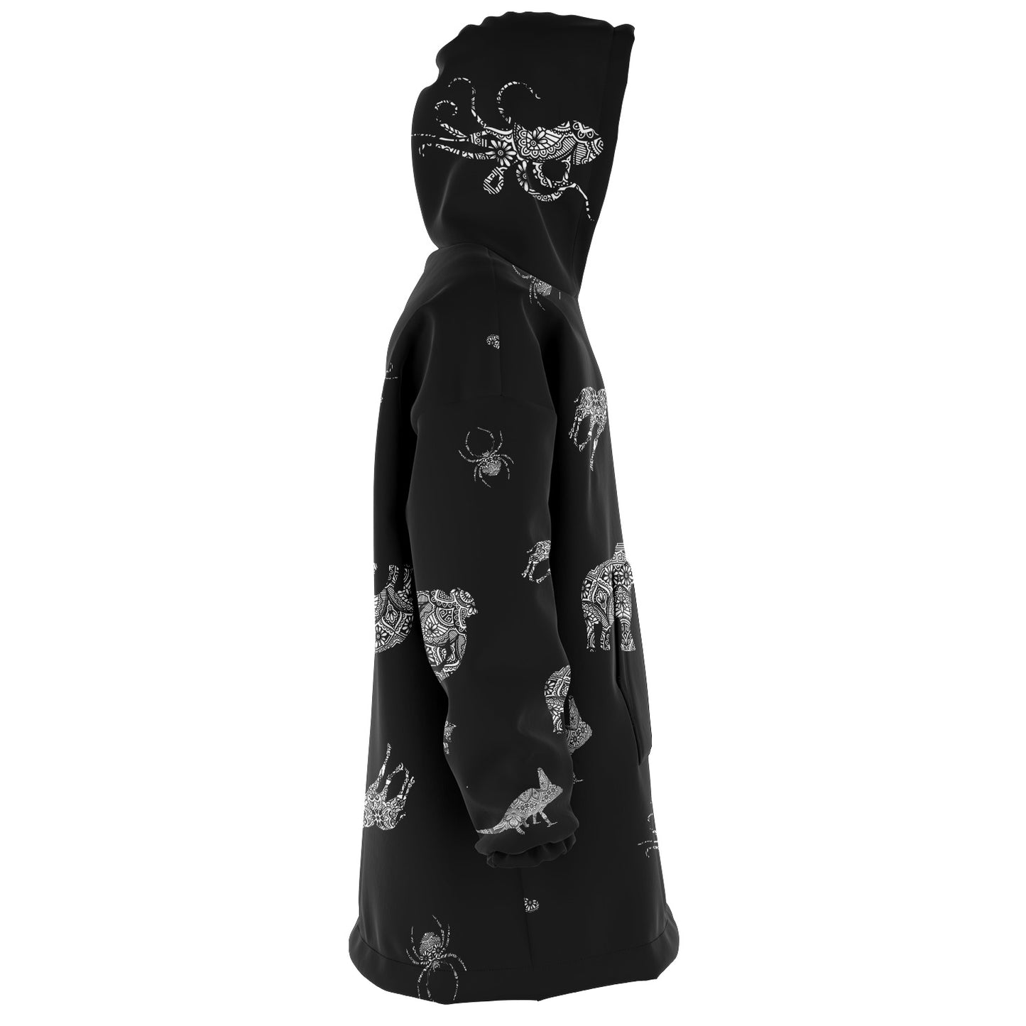 Animal Mandala Black Snugger