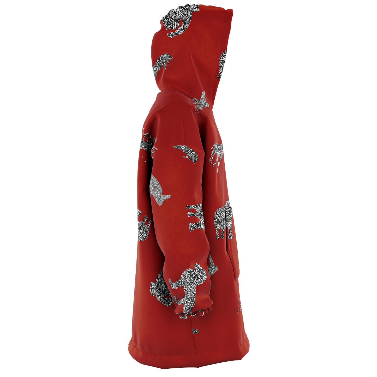 Animal Mandala Red Snugger