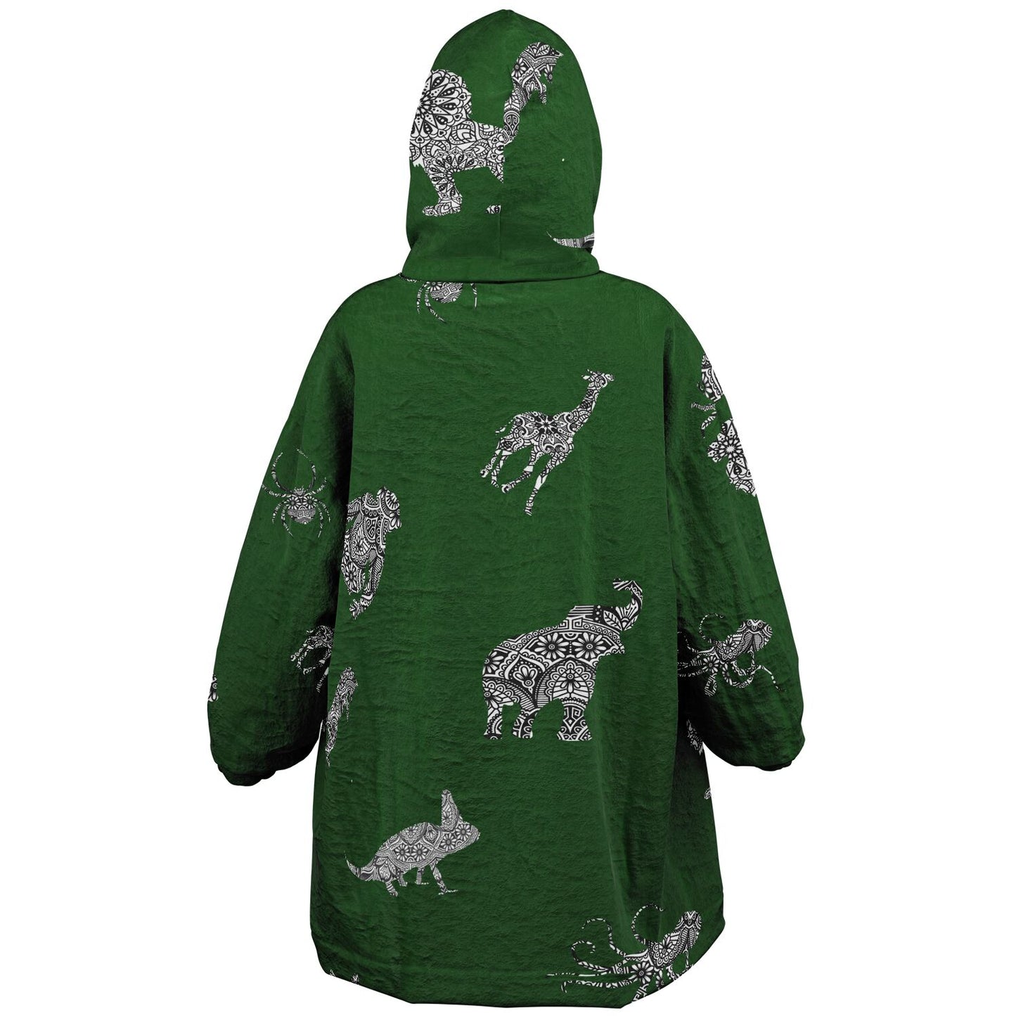 Kid's Animal Mandala Reversible Snugger