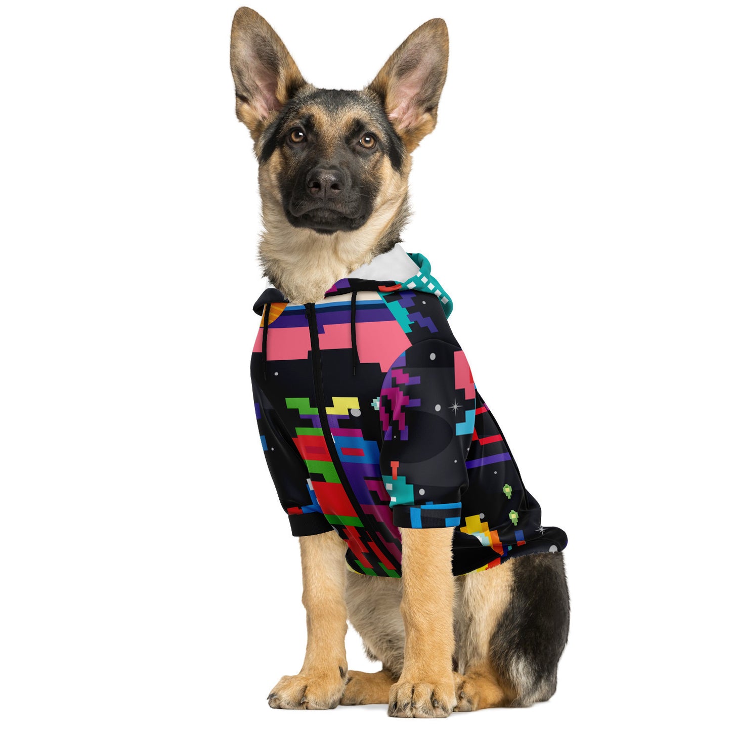 Gamer Dog Zip-Up Hoodie