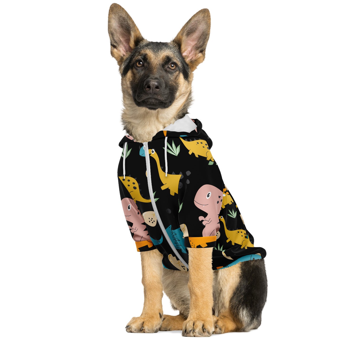 Dinosaur Dog Zip-Up Hoodie