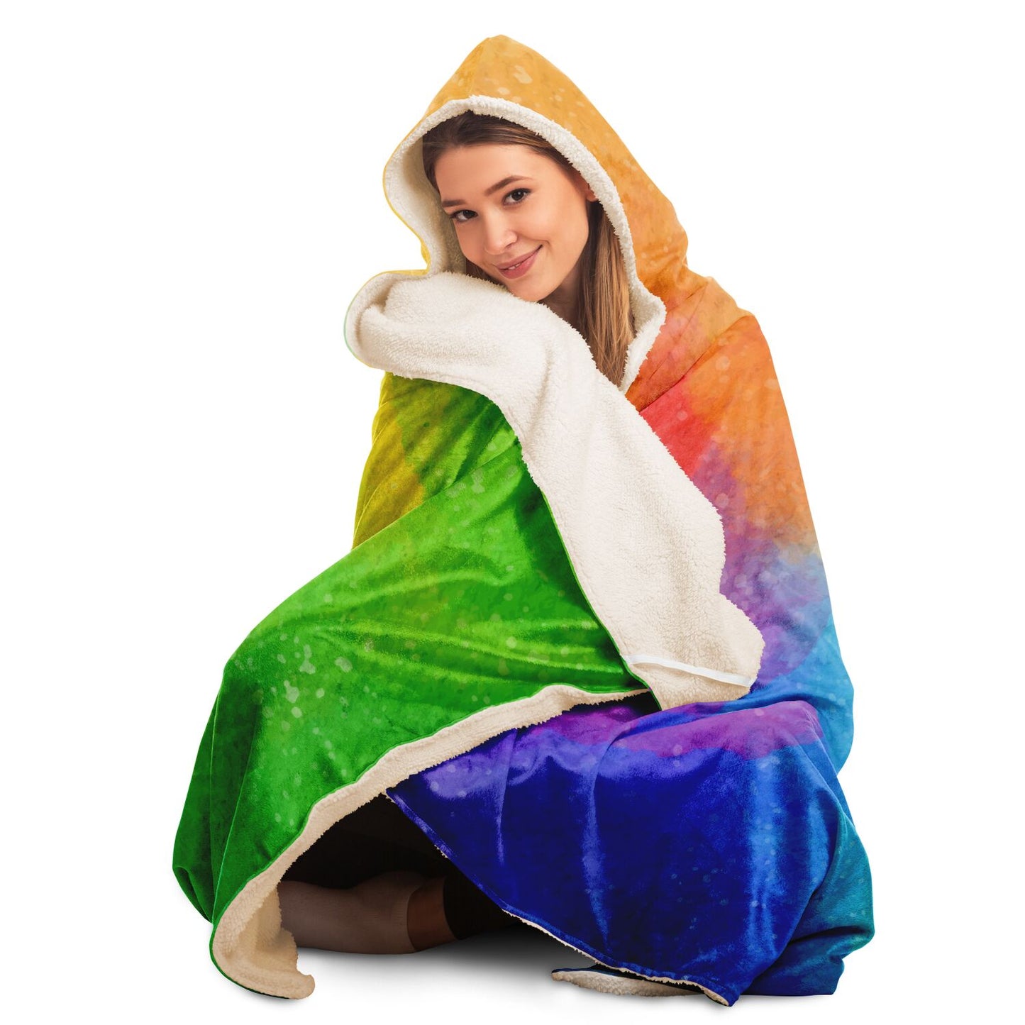 Rainbow Snugger Blanket