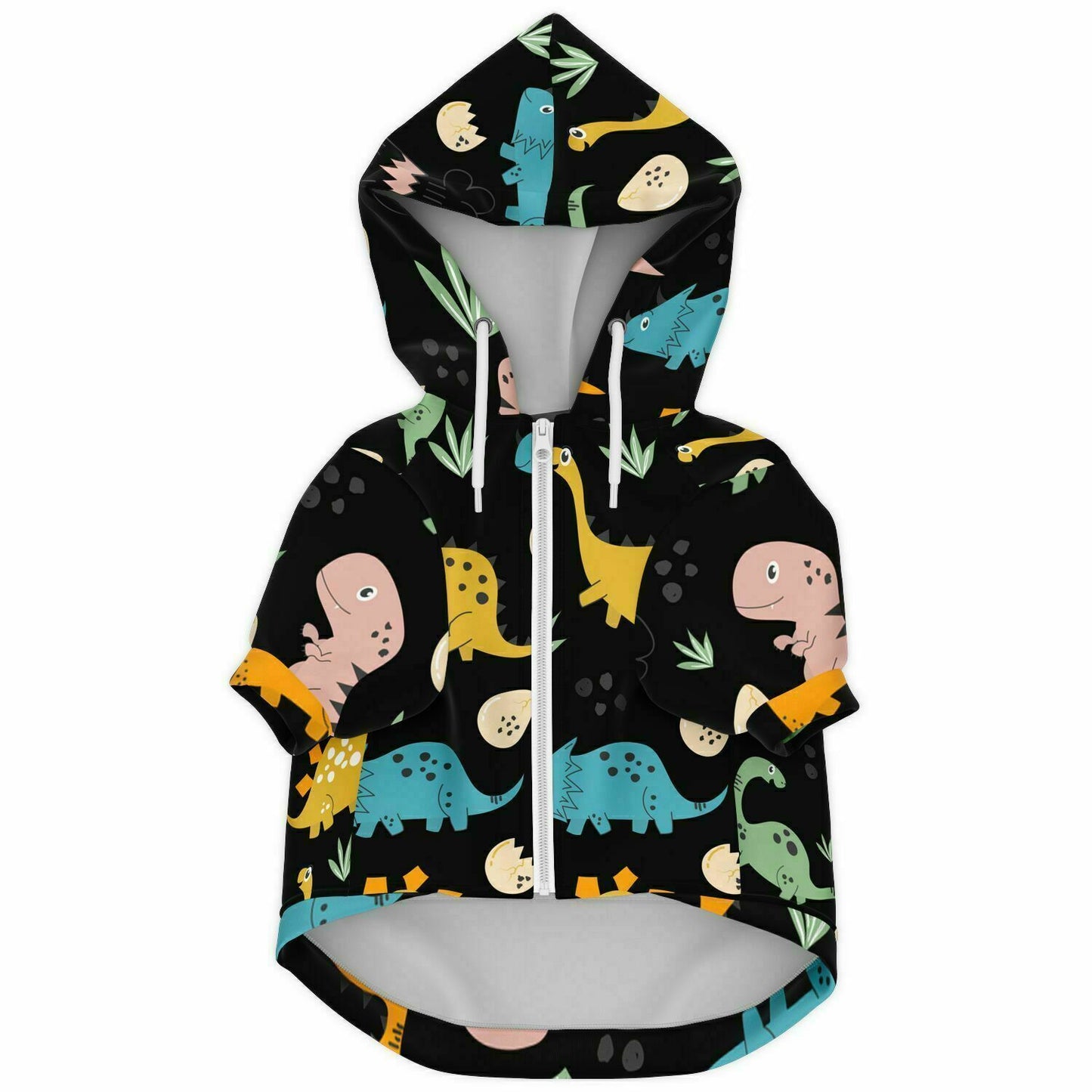 Dinosaur Dog Zip-Up Hoodie