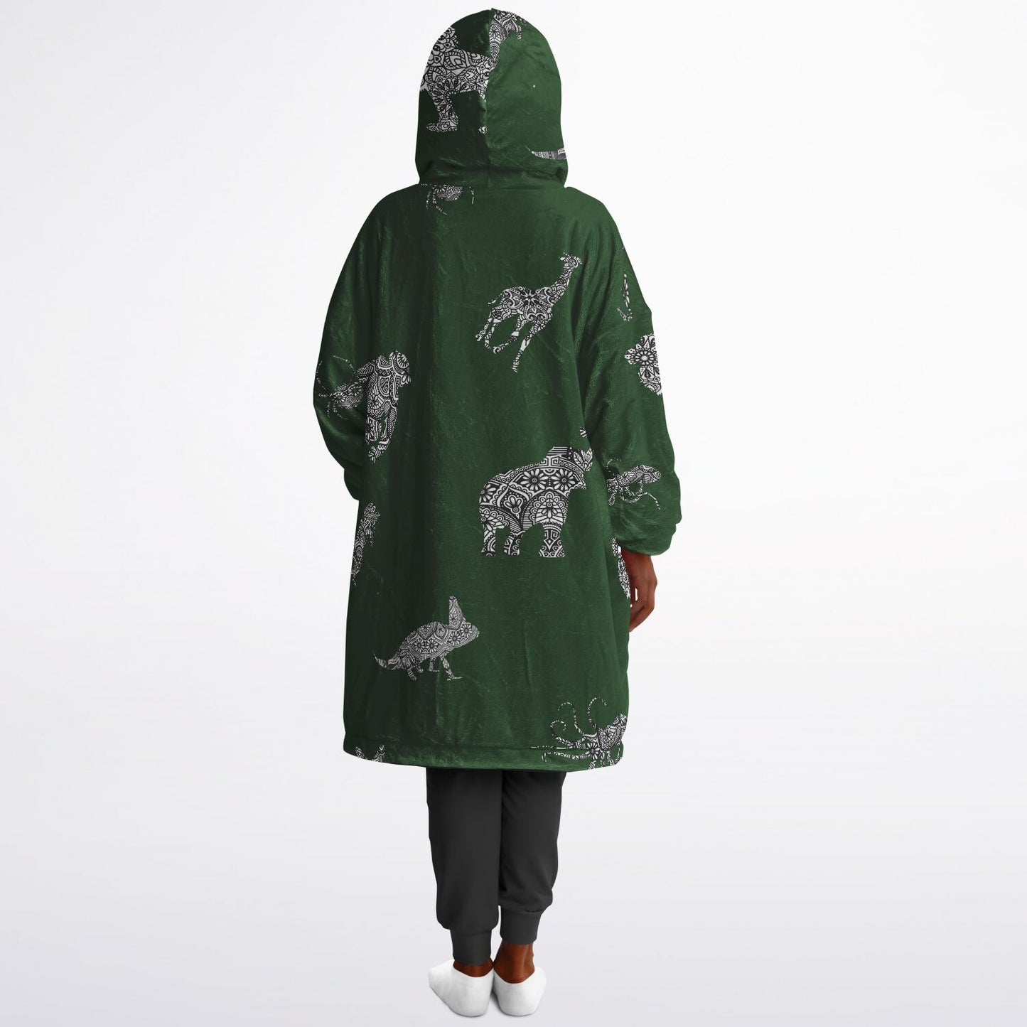 Kid's Animal Mandala Reversible Snugger