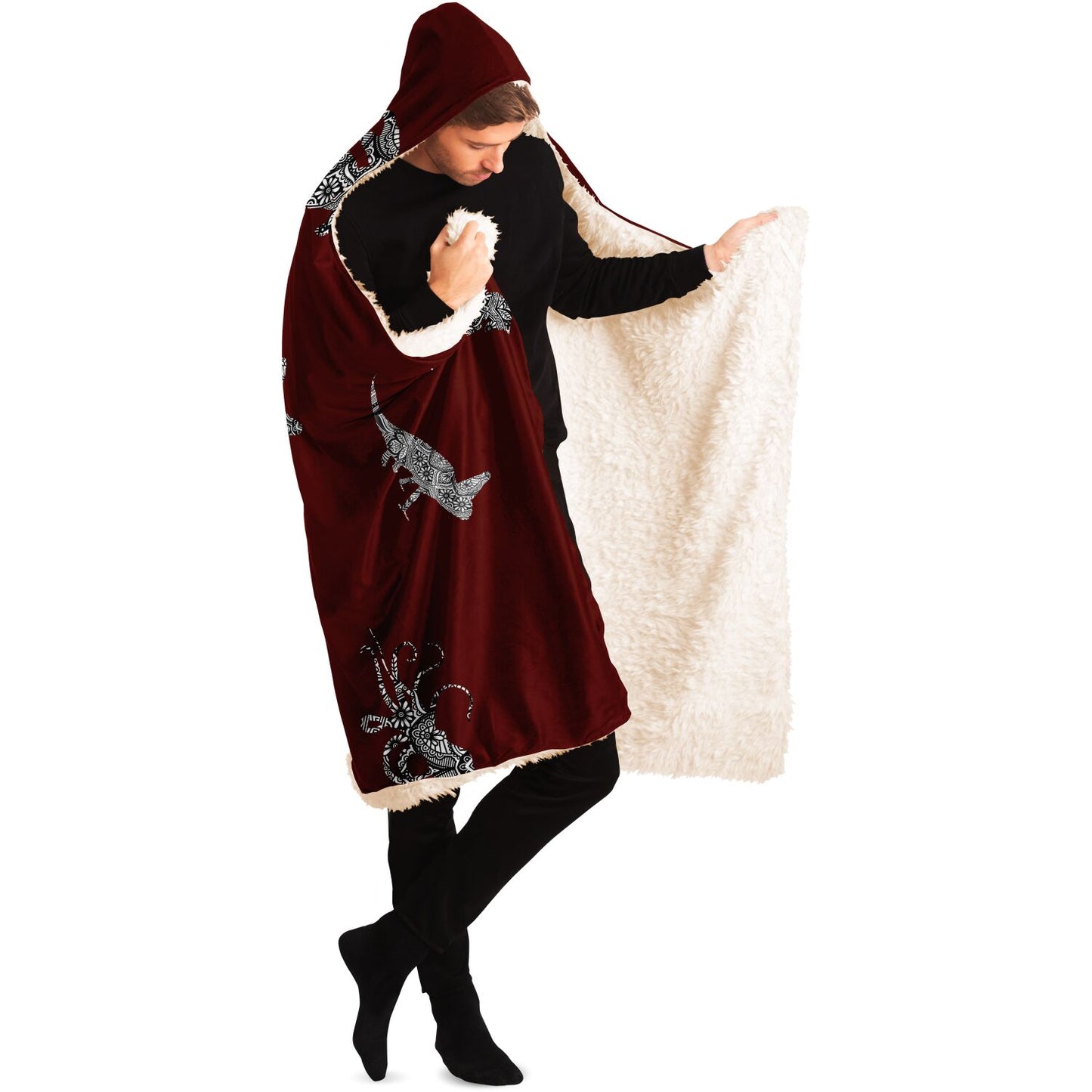 Animal Mandala Snugger Blanket