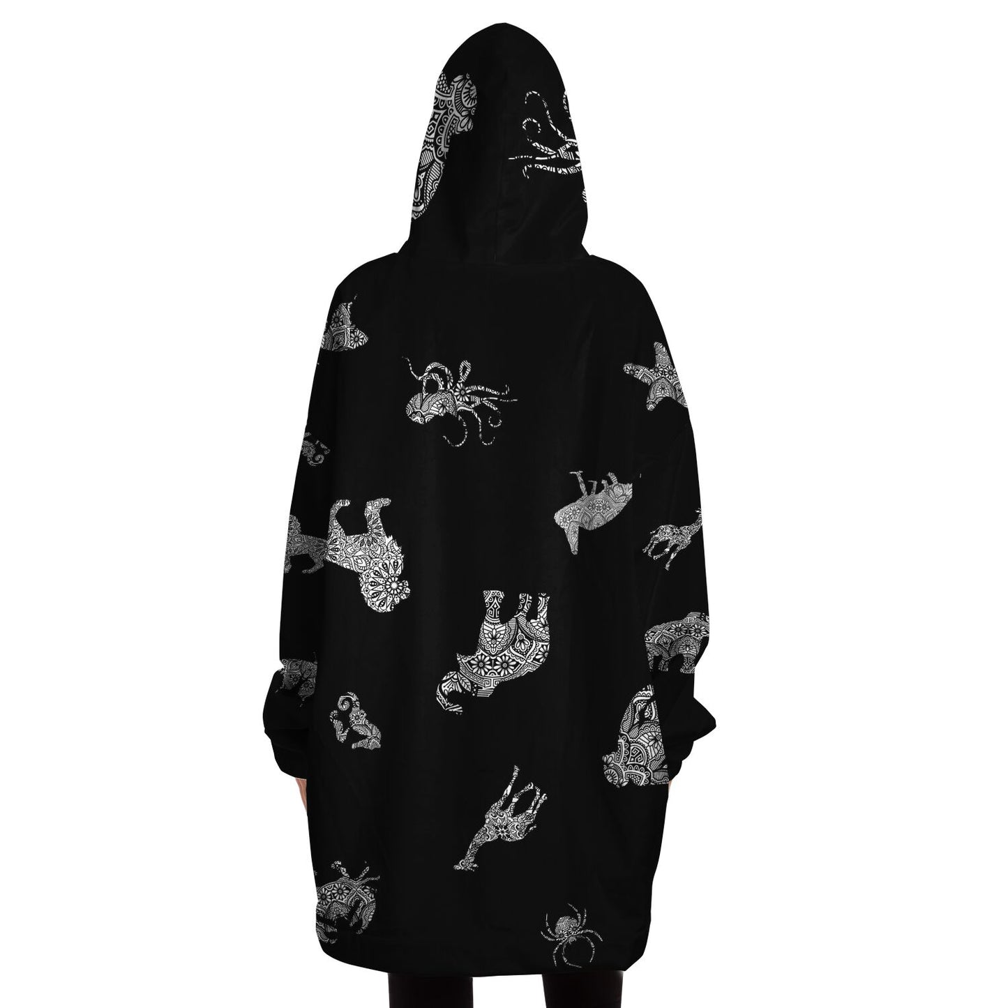 Animal Mandala Black Snugger