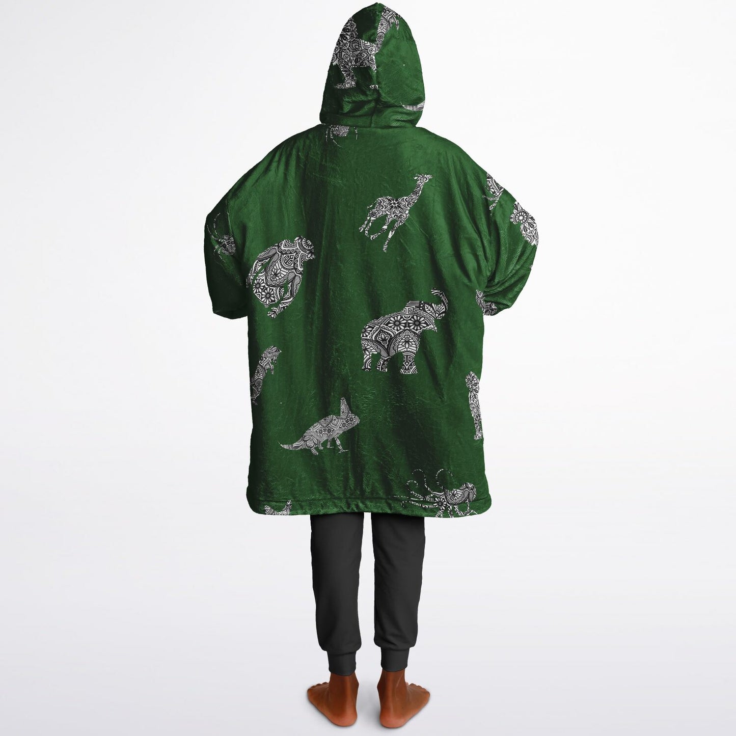 Kid's Animal Mandala Reversible Snugger