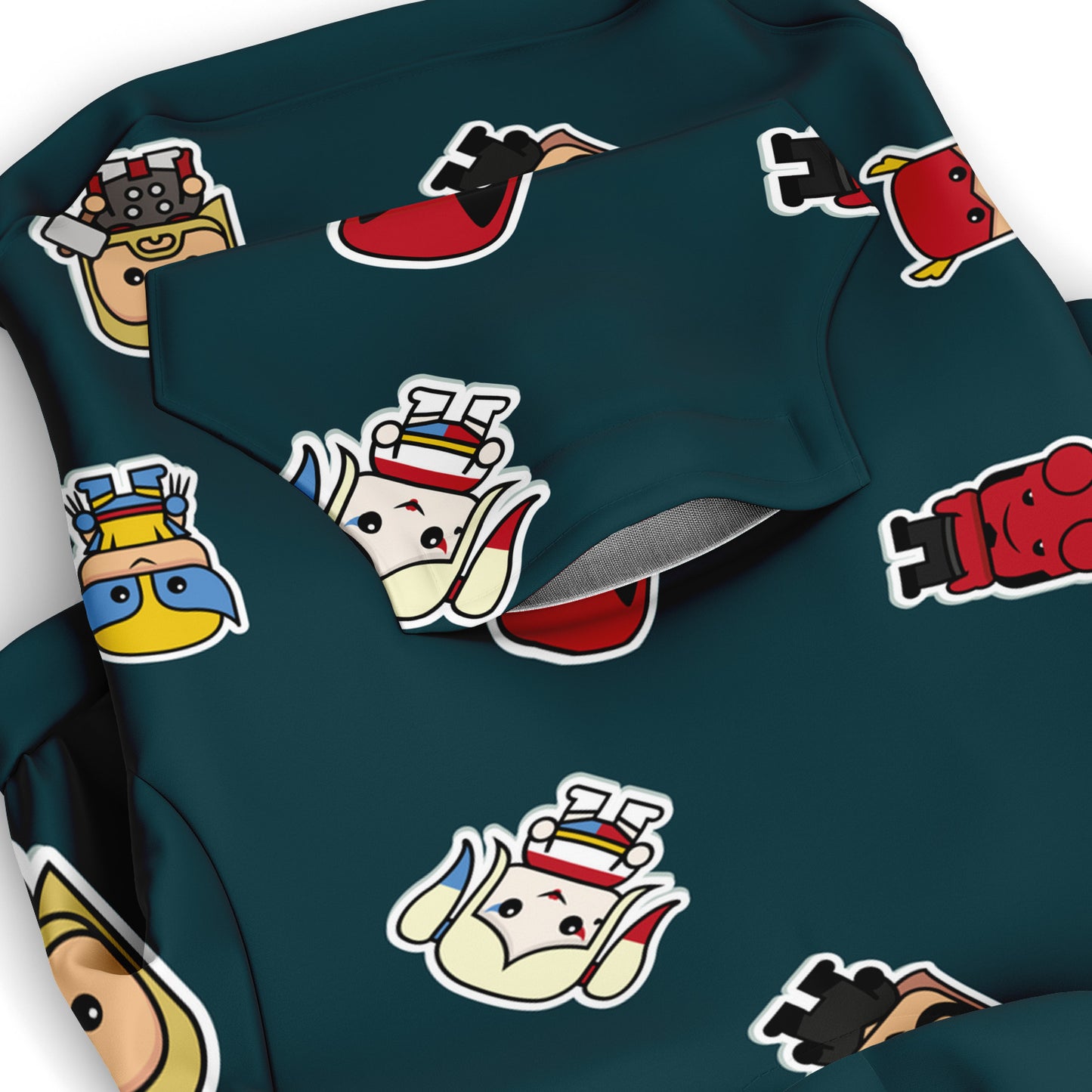 Superhero Dog Zip-Up Hoodie