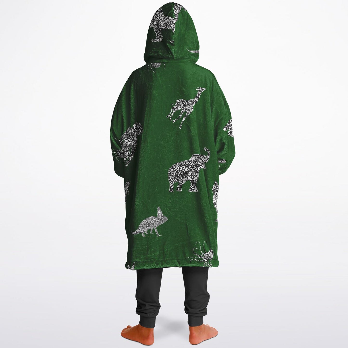 Kid's Animal Mandala Reversible Snugger