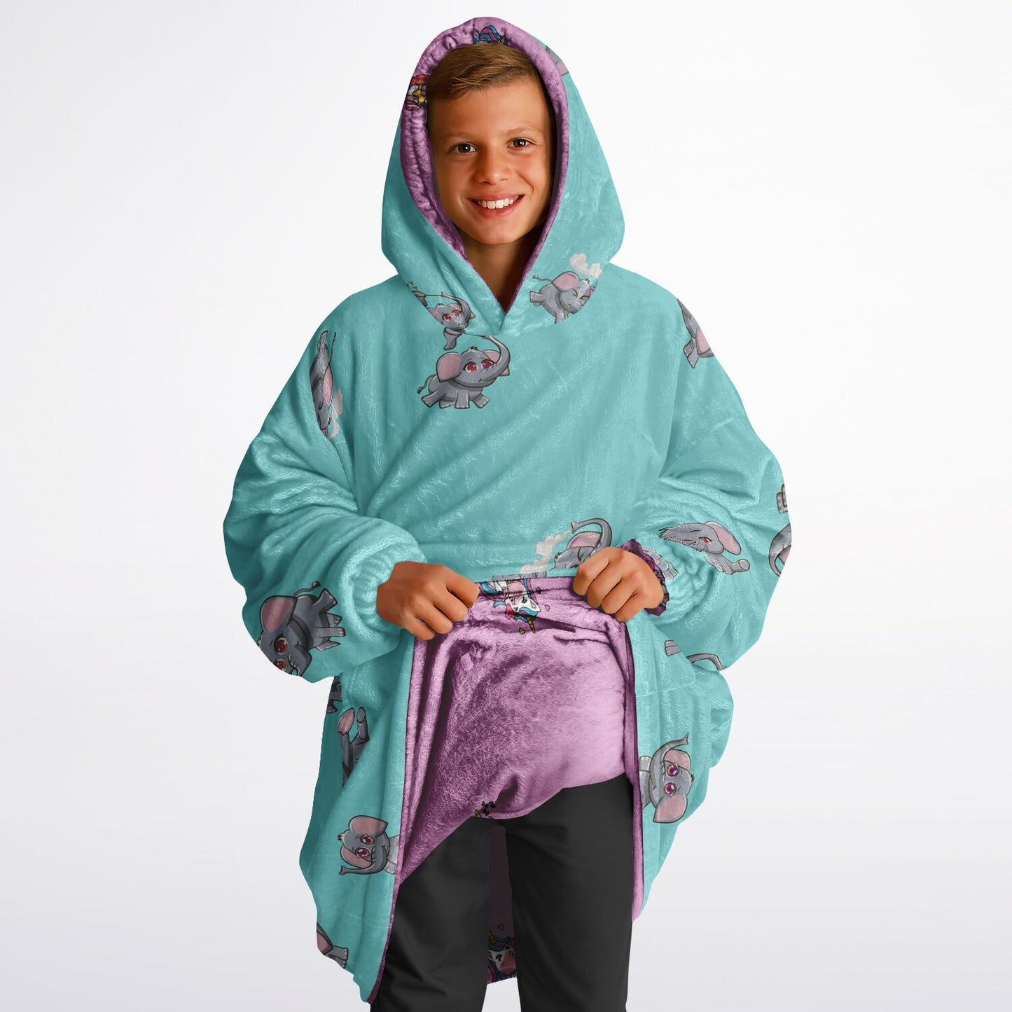 Kid's Unicorn/Elephant Reversible Snugger