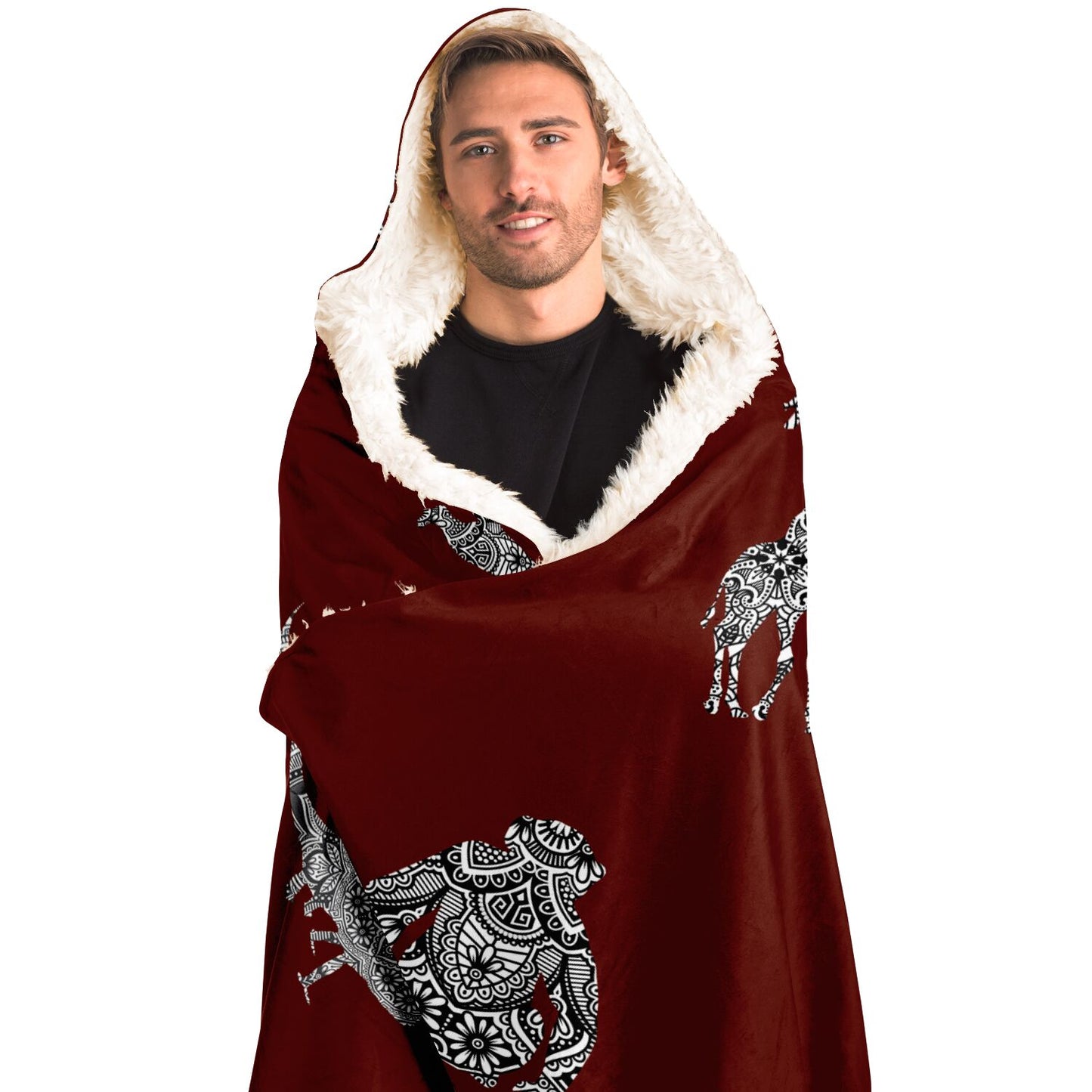 Animal Mandala Snugger Blanket