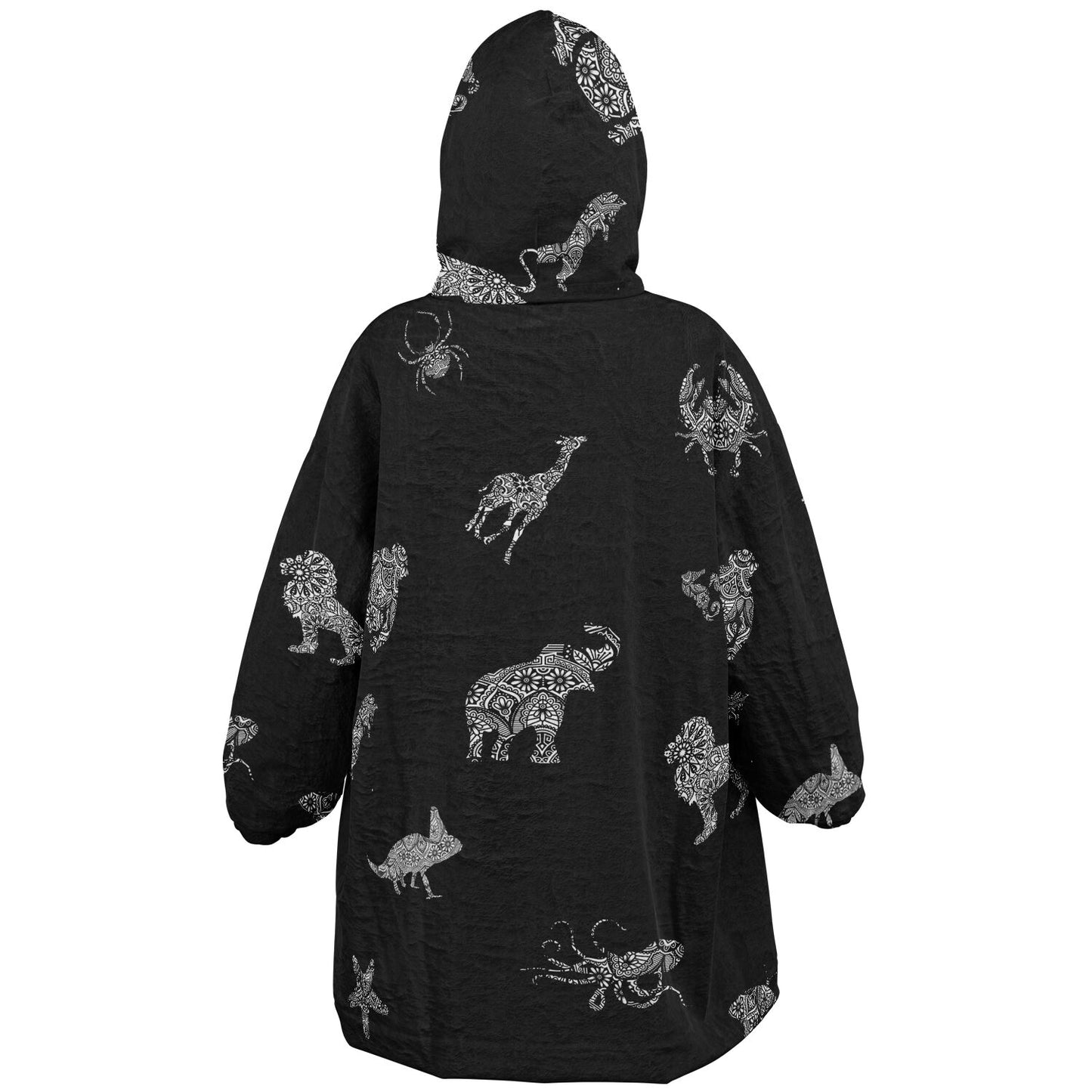 Kid's Animal Mandala Reversible Snugger